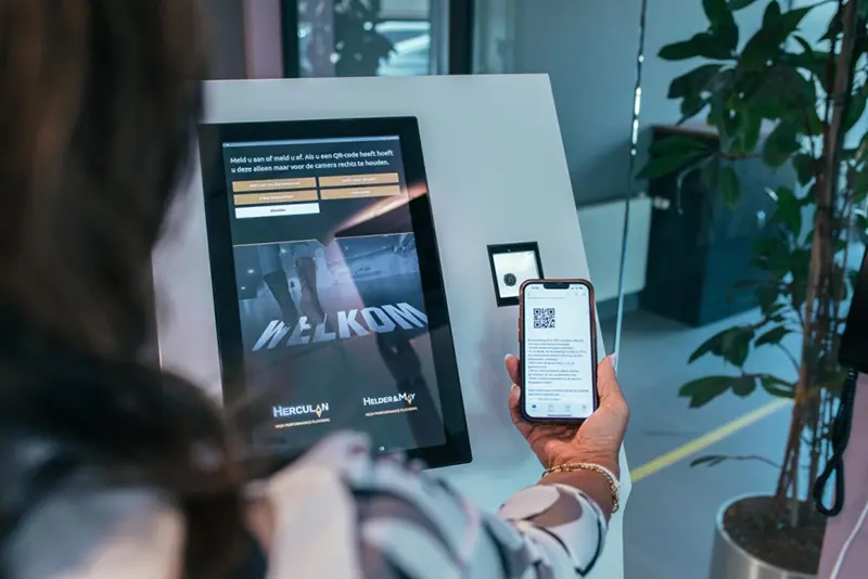 digitale bezoekersregistratie